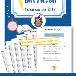 Blitzlesen: Lesetempotraining