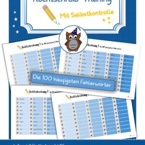 Rechtschreibung: Die 100 häufigsten Wörter
